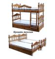 Кровати одно, двух, трёхъярусные; шкафы, прихожие, диваны, комоды, столы из дерева. Матрасы