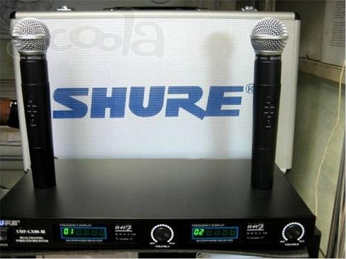 Микрофон shure lx88-3 радиосистема 2микрофона -sm58. кейс.