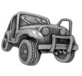 Пряжка для ремня Jeep Wrangler Off Road Silver