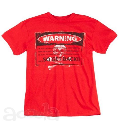 Футболка Warning Red Ink Inc