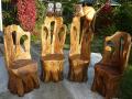 Садовые фигуры, мебель из массива дерева
