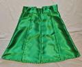 Зелёная атласная юбка