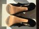 Босоножки туфли casadei италия 39 размер чёрные лак кожа платформа 1 см каблук шпилька 11 см одевали