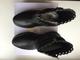 Ботинки новые lestrosa италия кожа 39 чёрные внутри кожаные осень весна демисезонные обувь женская