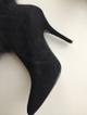 Сапоги чулки новые casadei италия 39 размер чёрные замша стретч обувь женская мех лиса двойной внутр